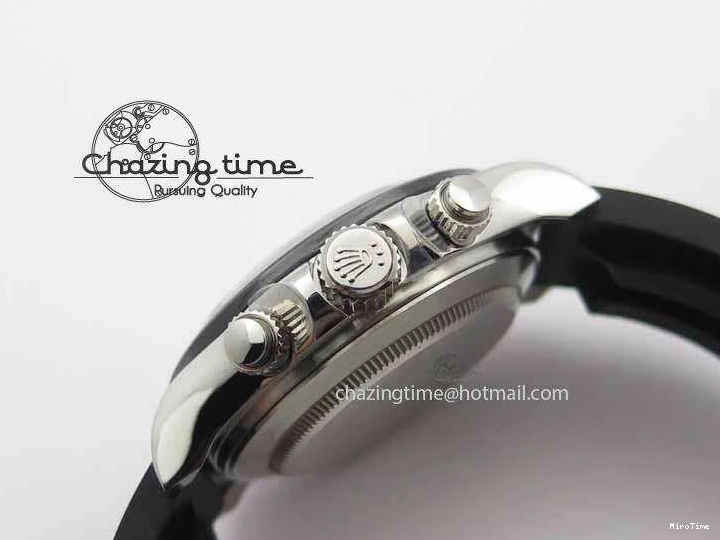 MiroTime 0129 RelaxedFit Daytona 116519LN 2016 Baselworld JH Best Edition Gray Dial On Rubber Strap A4130 (Free XS rubber strap) 3649